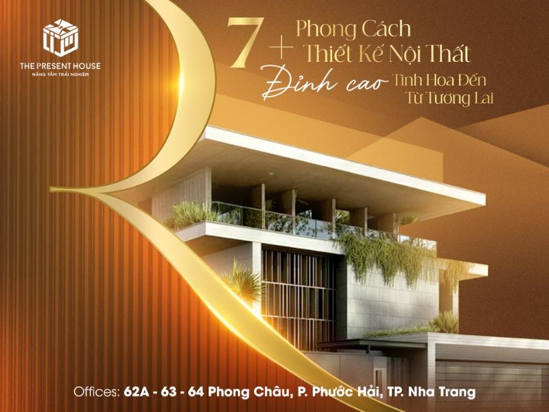 7+ PHONG CÁCH THIẾT KẾ NỘI THẤT ĐỈNH CAO – TINH HOA ĐẾN TỪ TƯƠNG LAI