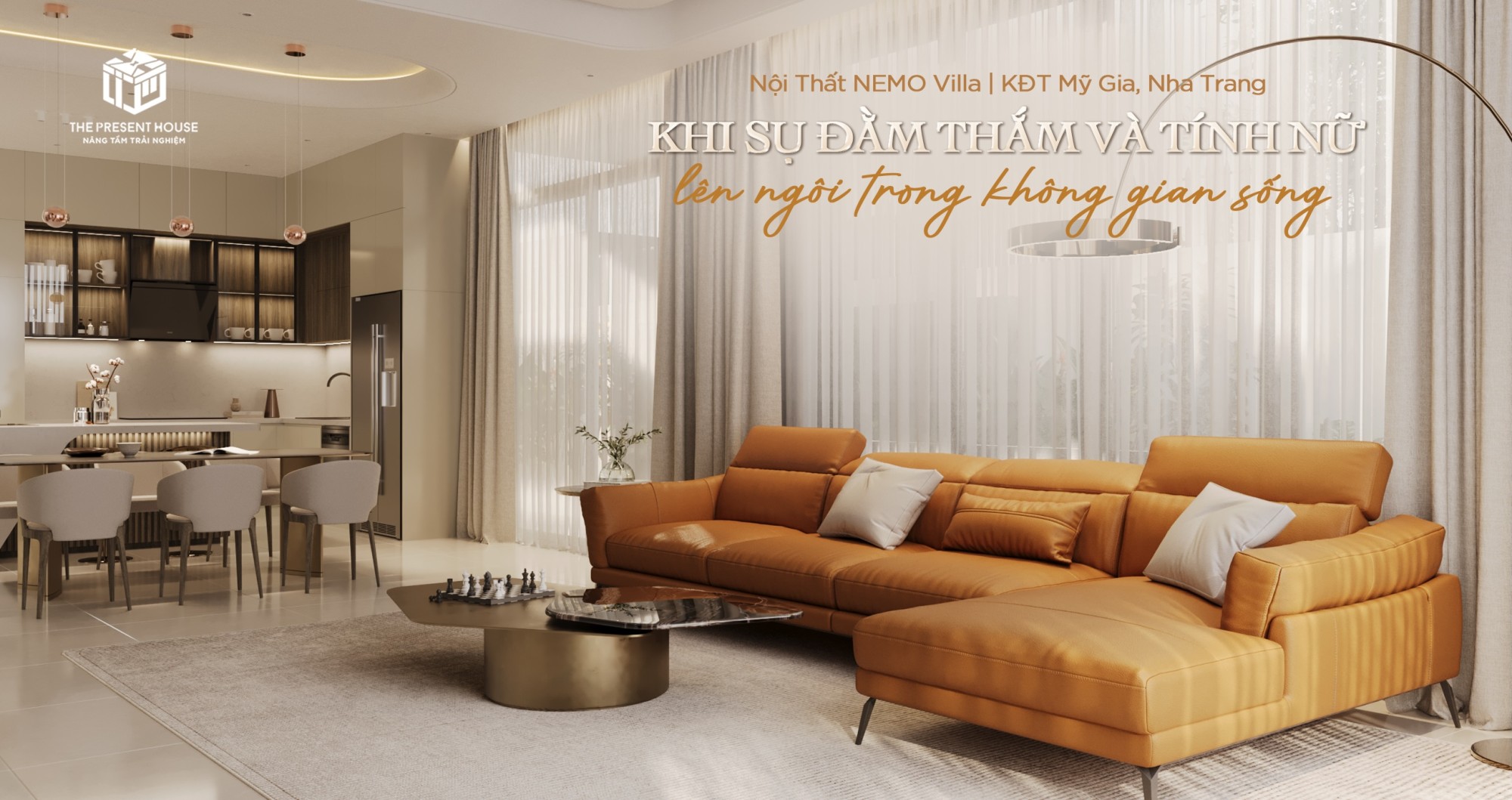Nội Thất Nemo Villa – Khi Sự Đằm Thắm Và Tính Nữ Lên Ngôi Trong Không Gian Sống
