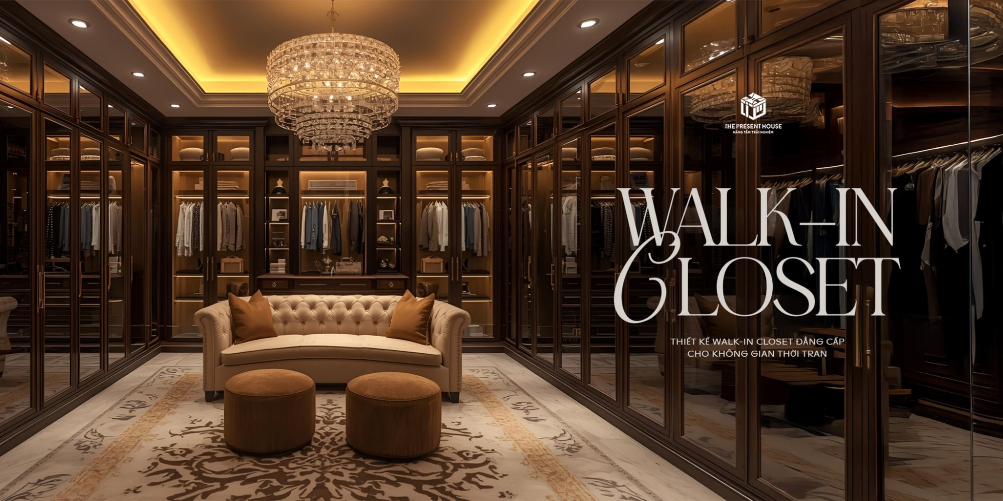 Phòng Thay Đồ Cao Cấp – Thiết Kế Walk-In Closet Đẳng Cấp Cho Không Gian Thời Trang